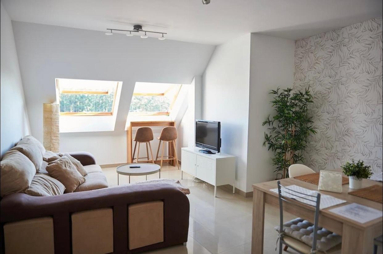 Ferienwohnung Exclusivo Atico Boutique Con Vistas Al Mar Vilanova de Arousa Exterior foto