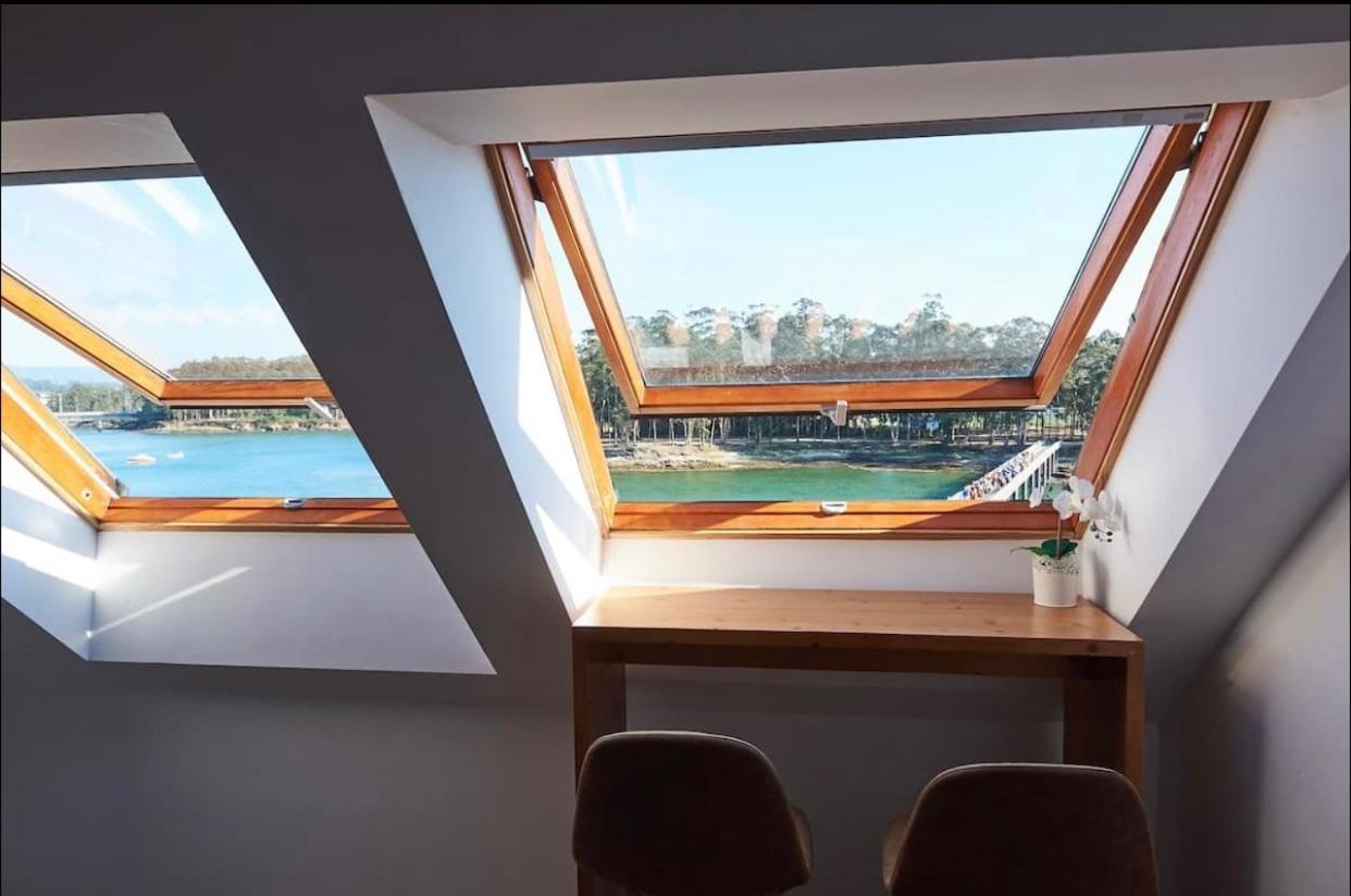 Ferienwohnung Exclusivo Atico Boutique Con Vistas Al Mar Vilanova de Arousa Exterior foto