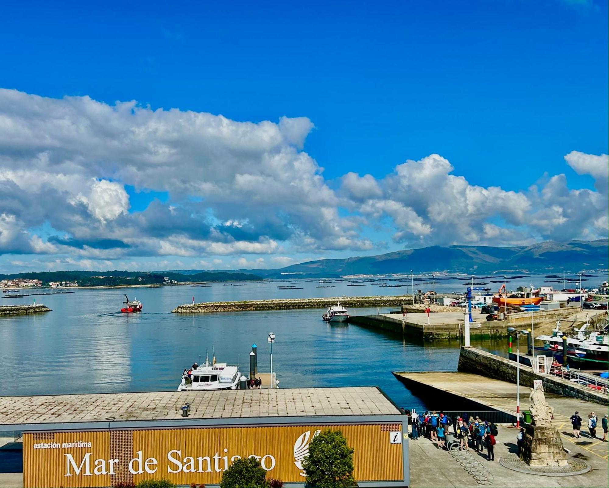 Ferienwohnung Exclusivo Atico Boutique Con Vistas Al Mar Vilanova de Arousa Exterior foto