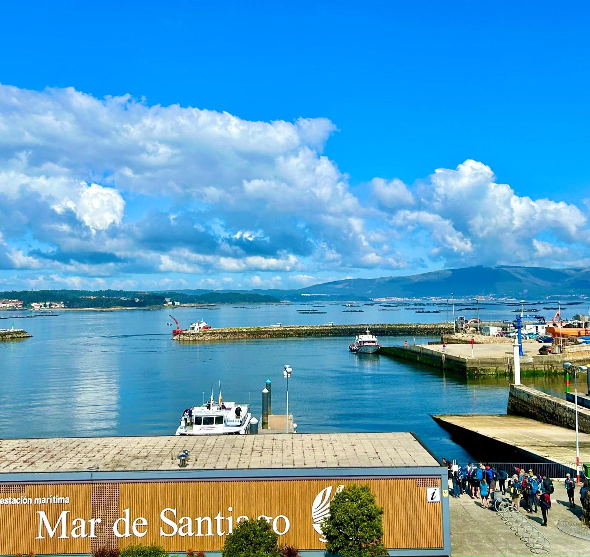 Ferienwohnung Exclusivo Atico Boutique Con Vistas Al Mar Vilanova de Arousa Exterior foto